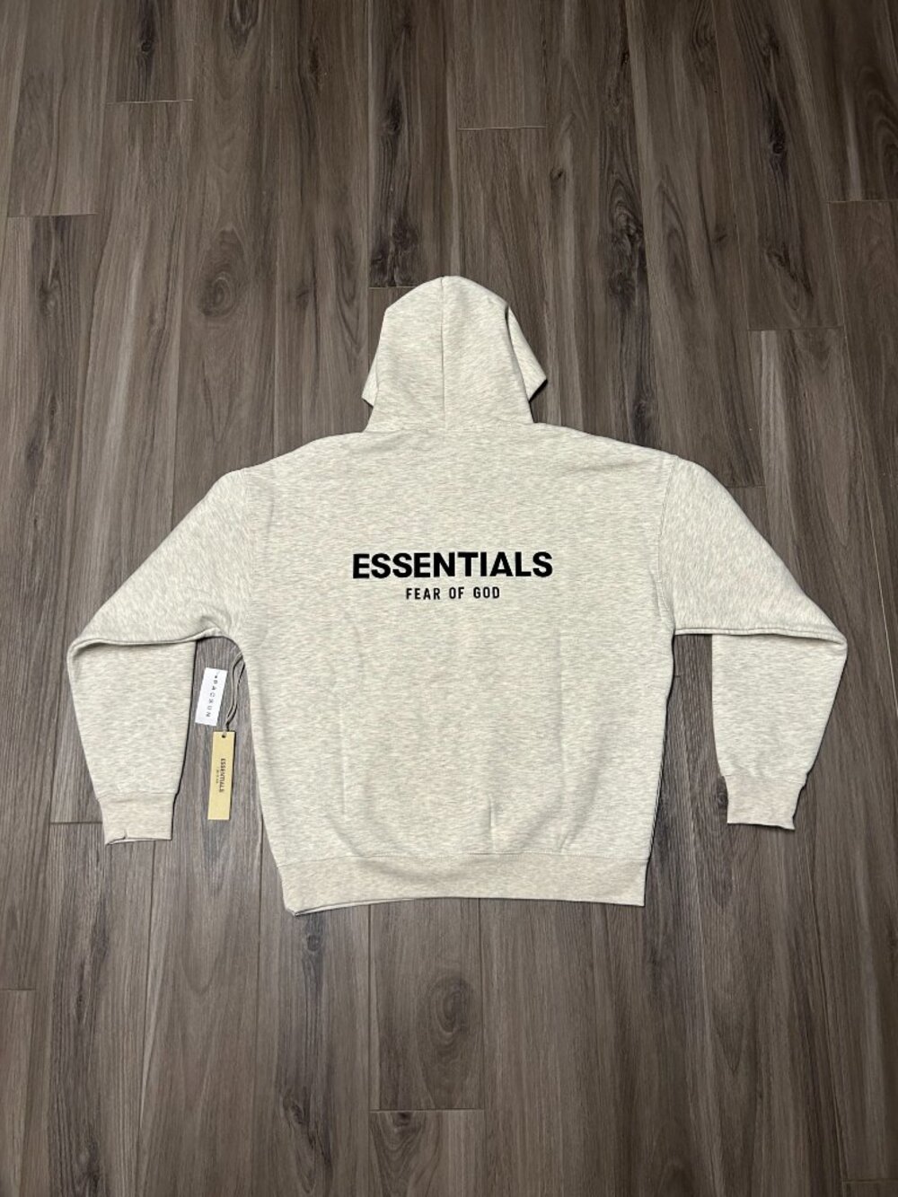 Essentials Fear of God Light Oatmeal Hoodie Brand New - Picture 2 of 6